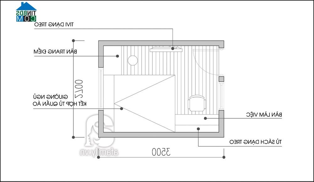 Mặt bằng tư vấn phương án 1