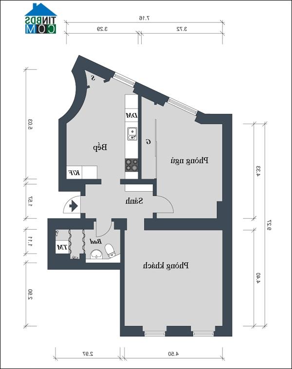 Ảnh Không gian lưu trữ "khủng" cho căn hộ 57m2