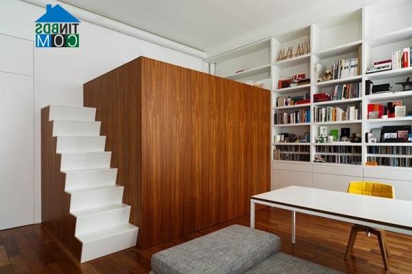 Ảnh Căn hộ 32m² độc đáo với phòng ngủ - nhà tằm nằm trong khối hộp