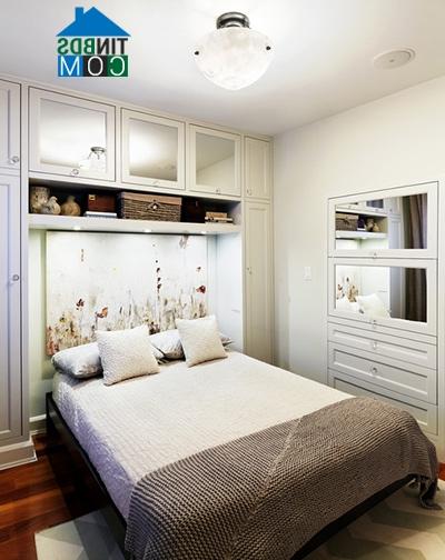 Ảnh Bài trí trong phòng ngủ nhỏ hẹp