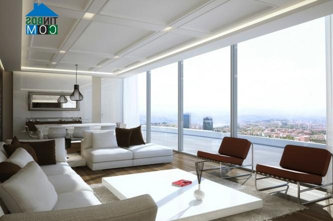 Ảnh Ngắm những phòng khách có góc view đẹp mê hồn