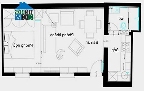 Ảnh Thiết kế nội thất cho căn nhà 32m2