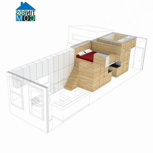 Ảnh Bài trí nội thất độc đáo cho ngôi nhà 46m2