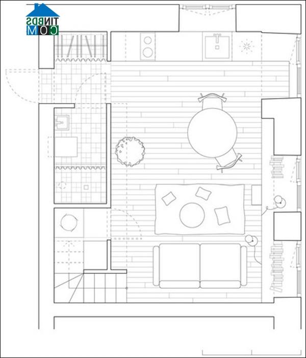 Ảnh Căn hộ 24m² tiện dụng và đầy đủ chức năng