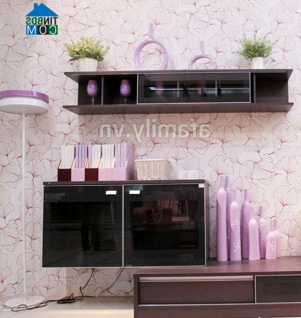 Ảnh Khéo dùng màu pastel cho phòng khách dịu mát