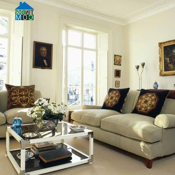 Ảnh Vài chiêu cho phòng khách ngày hè bừng sức sống