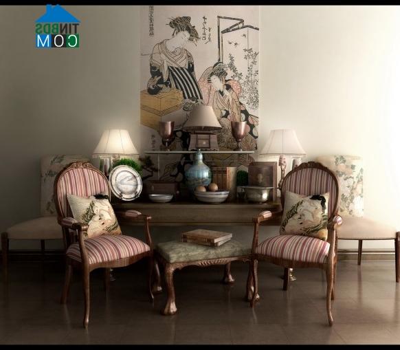 Ảnh Những phòng khách theo xu hướng hoài cổ