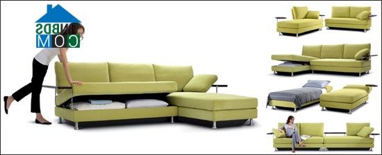 Ảnh Cách chọn sofa đa năng cho nhà chật