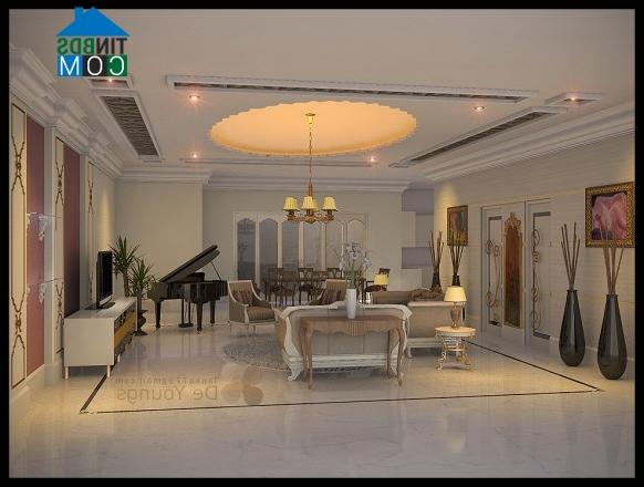 Ảnh Những phòng khách theo xu hướng hoài cổ