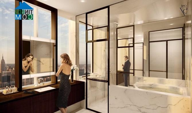 Ảnh "Choáng ngợp" trước nội thất căn penthouse 100 triệu USD