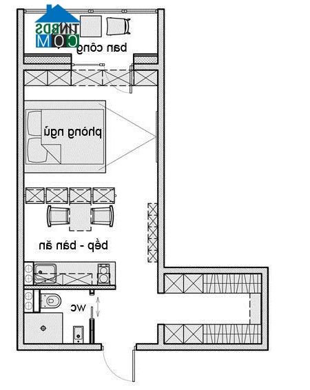 Ảnh Căn hộ khép kín, tiện nghi trong diện tích 32m2