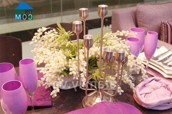 Ảnh Khéo dùng màu pastel cho phòng khách dịu mát