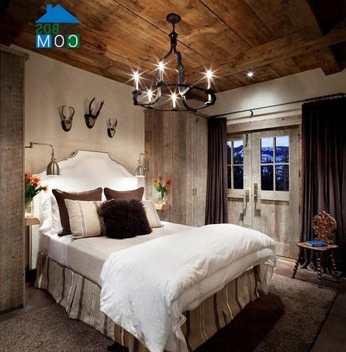 Ảnh Phòng ngủ mộc mạc cho mùa đông ấm áp