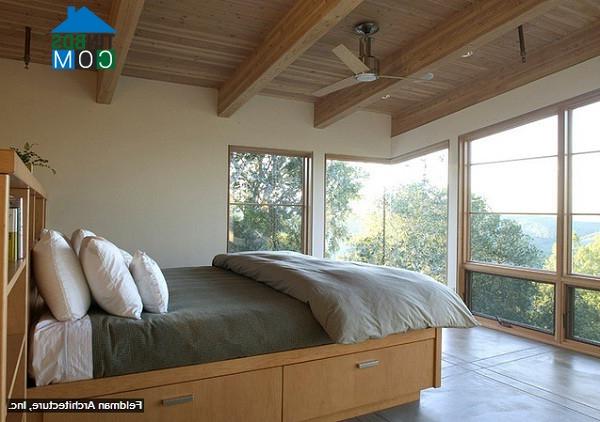 Ảnh Tối đa hóa chức năng lưu trữ đồ trong phòng ngủ