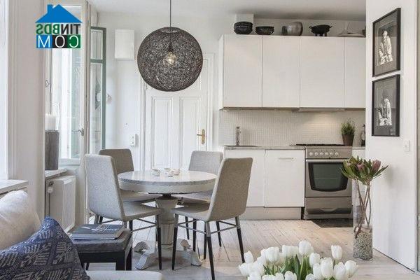 Ảnh Bài trí căn hộ nhỏ thoáng đẹp với vách kính