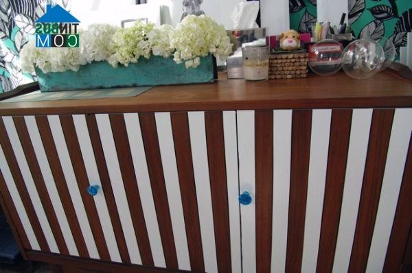 Ảnh Trang trí nhà ở cá tính với nội thất kẻ sọc