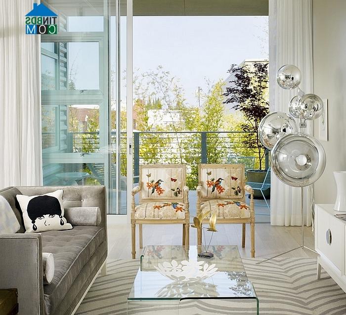 Ảnh Nhà đẹp sống động với họa tiết chim muông