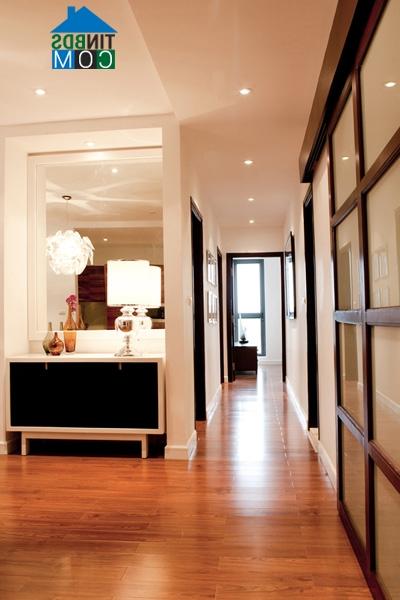Ảnh Bài trí nội thất trong căn hộ chung cư 160 m2