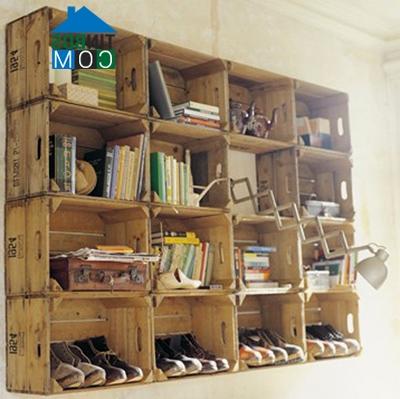 Ảnh Biến hóa thùng gỗ thành đồ nội thất cá tính