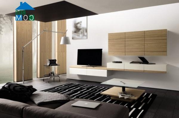 Ảnh Kệ gỗ đẹp và tiện ích cho phòng khách