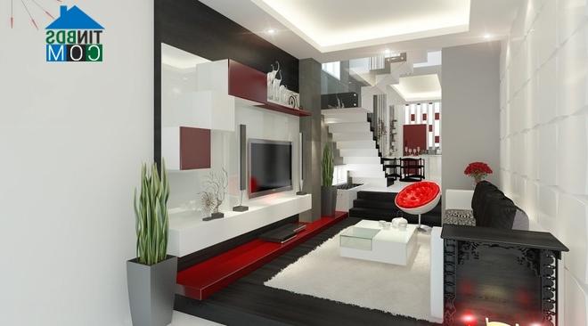 Ảnh Thiết kế nội thất sang trọng cho phòng khách