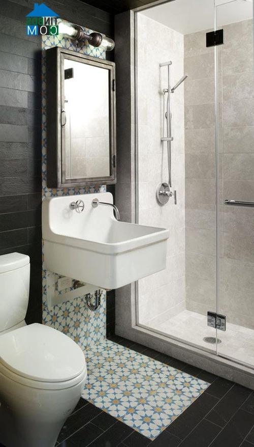 Ảnh Chọn gạch lát sàn phòng tắm phong cách