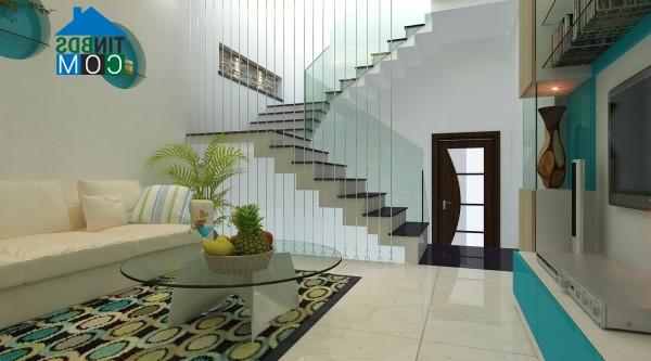 Ảnh Mách bạn cách lấy ánh sáng cho phòng khách nhà phố