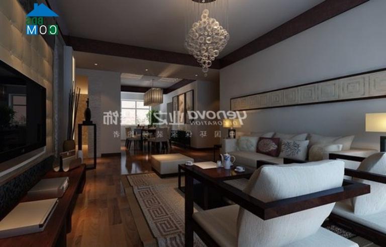 Ảnh Trang trí phòng khách theo phong cách Trung Hoa