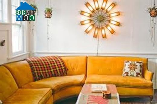 Ảnh Xu hướng retro cho phòng khách với 5 bước đơn giản