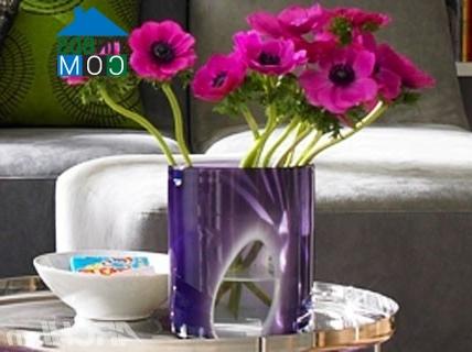 Ảnh Không gian lãng mạn của phòng khách liên thông với phòng ăn