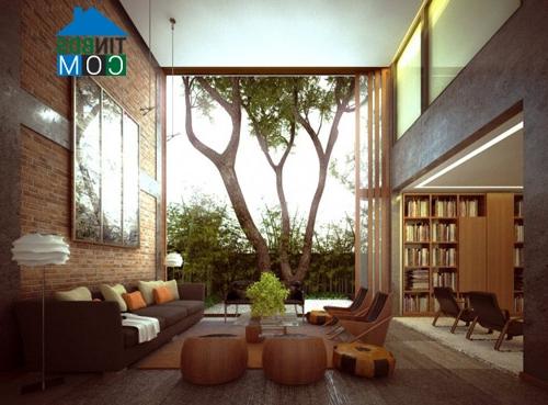 Ảnh Mê mẩn 20 mẫu phòng khách đẹp mê ly