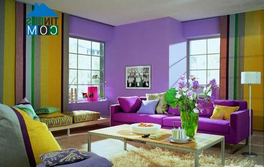Ảnh Thêm điểm nhấn để phòng khách thêm sống động