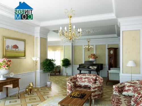 Ảnh 10 mẫu phòng khách phong cách cổ điển
