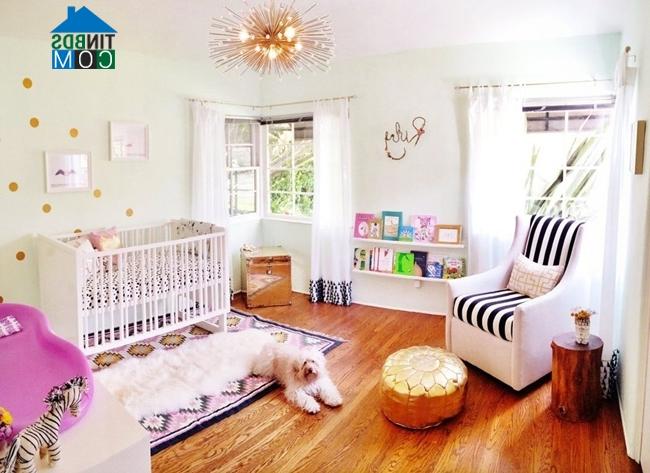 Ảnh Căn phòng xinh đẹp của bà bầu chuẩn bị cho con