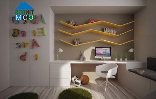 Ảnh 12 kiểu phòng ngủ "3 trong 1" cho các bé