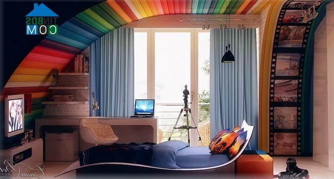 Ảnh Cách phối màu cho phòng của bé