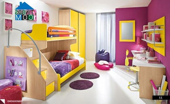 Ảnh Những bí kíp phối màu cực sống động cho phòng của bé