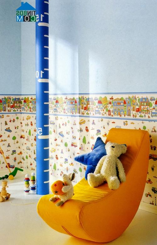 Ảnh 4 bí quyết tạo không gian sắc màu của bé