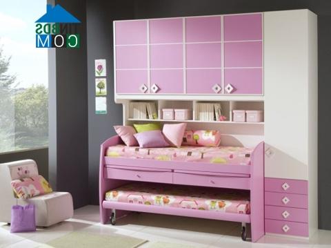 Ảnh Làm điệu phòng bé gái với sắc hồng