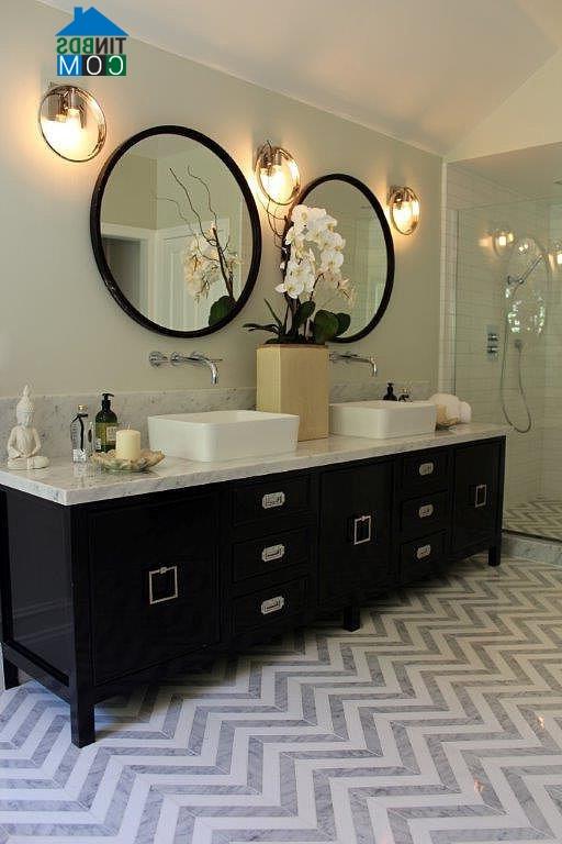 Ảnh Bí quyết làm mới phòng tắm của một Designer