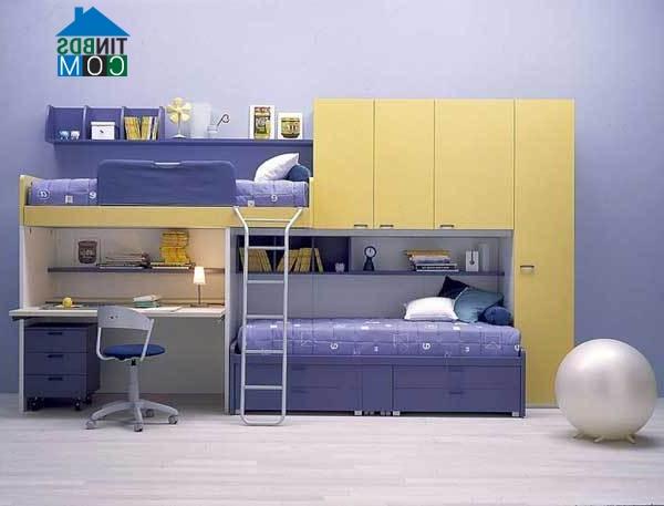 Ảnh Bố trí giường riêng cho hai con trong cùng một phòng