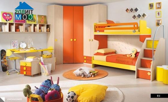Ảnh Những bí kíp phối màu cực sống động cho phòng của bé