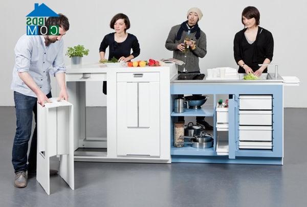 Ảnh Những mẫu bếp độc đáo, dài không quá một sải tay