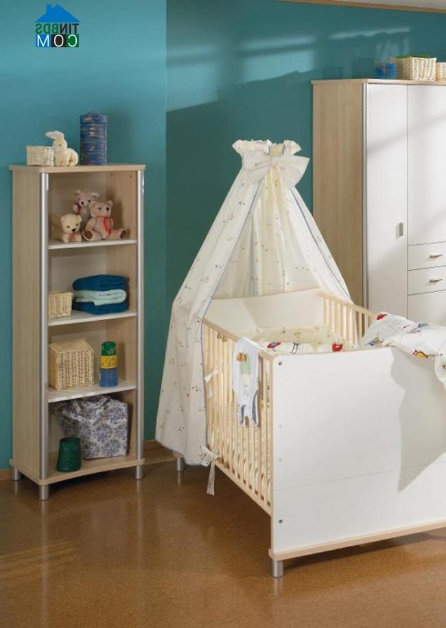 Ảnh Trang trí phòng sơ sinh cực dễ thương