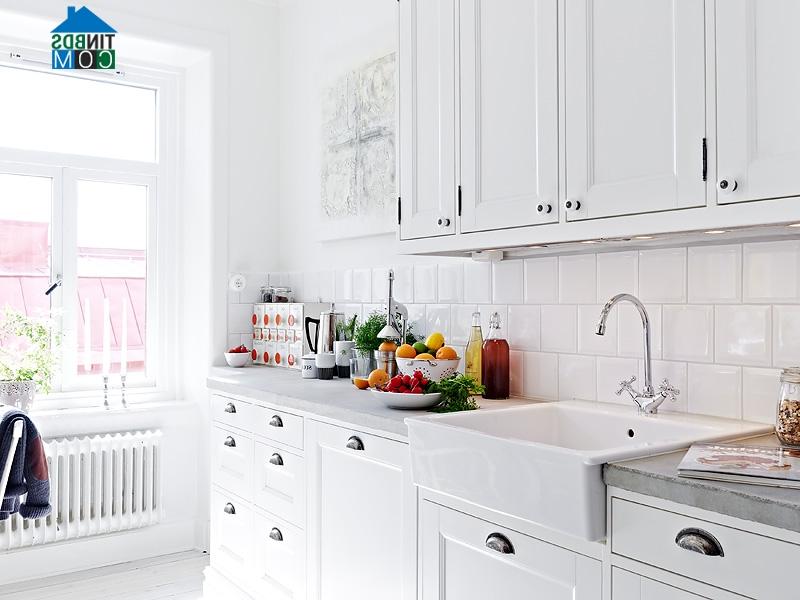 Ảnh Không gian nhà bếp đẹp hơn với Backsplash