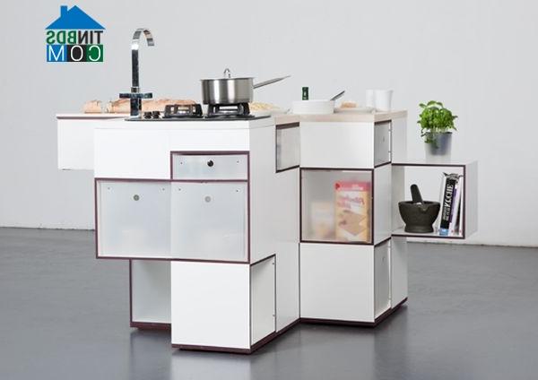 Ảnh Những mẫu bếp độc đáo, dài không quá một sải tay