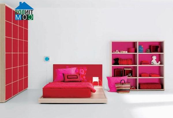 Ảnh Những gam màu tuyệt đẹp cho phòng ngủ bé gái