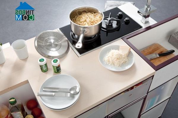Ảnh Những mẫu bếp độc đáo, dài không quá một sải tay