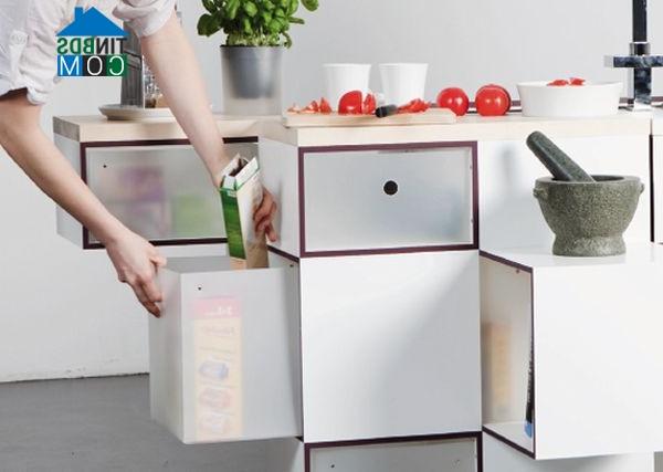 Ảnh Những mẫu bếp độc đáo, dài không quá một sải tay