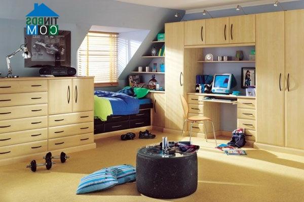 Ảnh Những mẫu phòng ngủ cực "chất" cho các teen boy